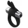 Pulselock Vantr - vibrerende penisring med kanin (sort) - 30 mm