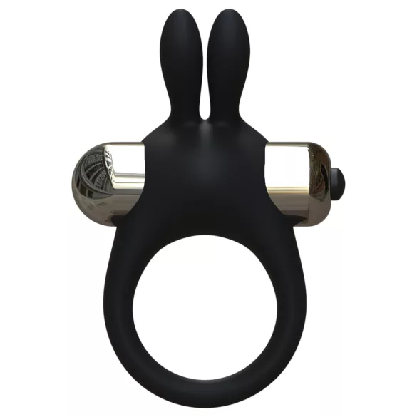 Pulselock Vantr - vibrerende penisring med kanin (sort) - 30 mm