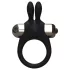 Pulselock Vantr - vibrerende penisring med kanin (sort) - 30 mm