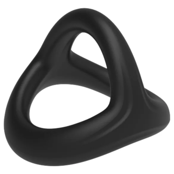 Pulselock Taur - Y-formet penis- og testikelring (sort) - S