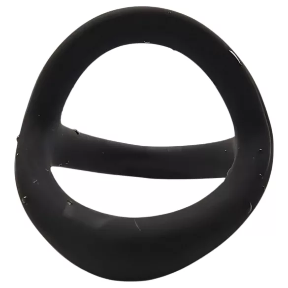 Pulselock Taur - Y-formet penis- og testikelring (sort) - S