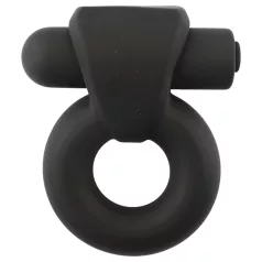   Pulselock Vantr - batteridrevet vibrerende penisring (sort) - 25 mm
