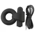 Pulselock Vantr - batteridrevet vibrerende penisring (sort) - 25 mm