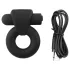 Pulselock Vantr - batteridrevet vibrerende penisring (sort) - 25 mm