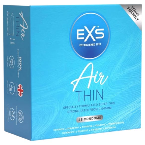 EXS Air Thin - ultratynde latexkondomer (48 stk.)