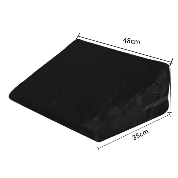 Desirel Magic Pillow - kileformet sexpude - lille (sort)