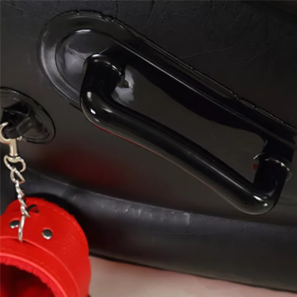 Magic Pillow - Oppustelig BDSM sexmøbel med håndjern - stor - rød