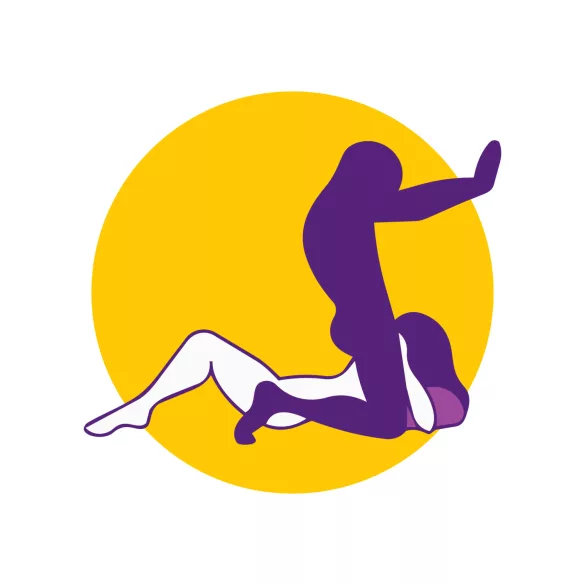 Desirel Magic Pillow - oppustelig kile-sexpude (mørkelilla)