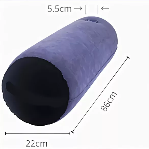 Magic Pillow - oppustelig sexpude - cylinderformet - lilla