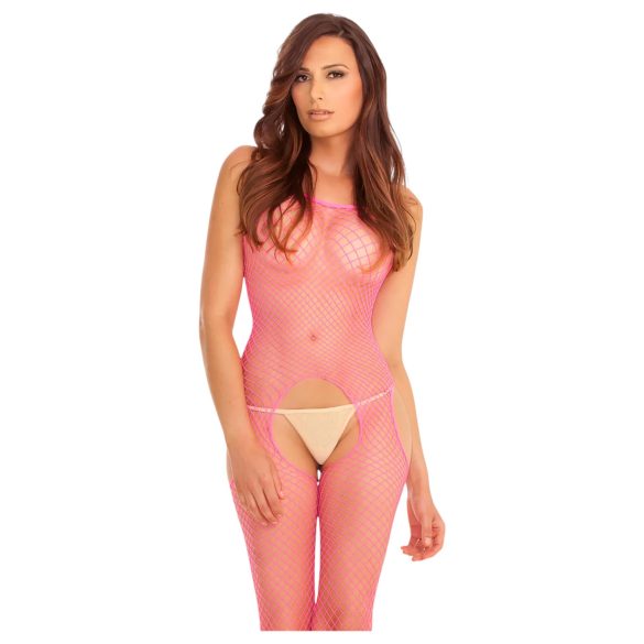 Rene Rofe - pink net catsuit (S-L)