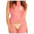 Rene Rofe - pink net catsuit (S-L)