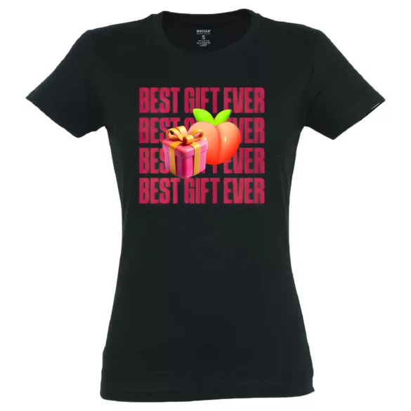 Best Gift Ever - dame t-shirt - sort - XL