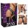 ZADO - Læder harness med 2 indvendige dildoer (sort) - L/XL