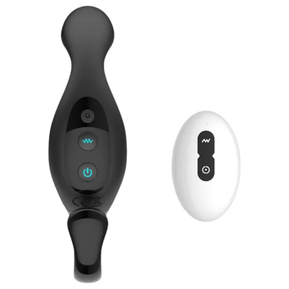 Funny Me - prostata vibrator med fjernbetjening - sort