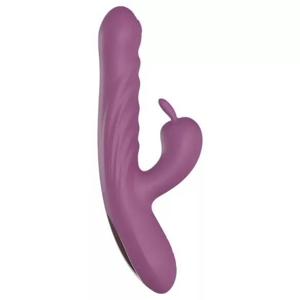 Funny Me Rabbit Bunny - genopladelig, støtende klitoriskarms-vibrator (lilla)