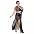JSY 065 - sort babydoll-sæt (XL-2XL)