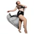 JSY 065 - sort babydoll-sæt (XL-2XL)