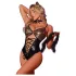 JSY 074 - kattekvinde kostume (leopardmønstret-sort)