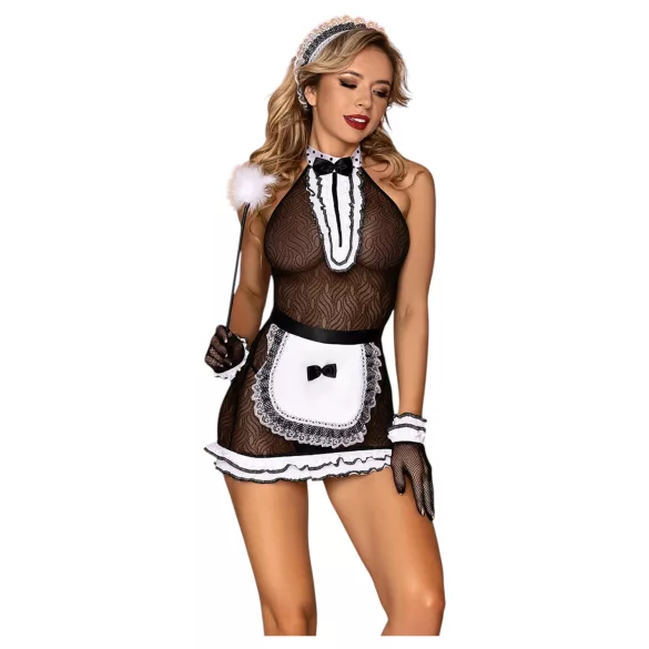 JSY 098 - stuepige-kostume - hvid-sort