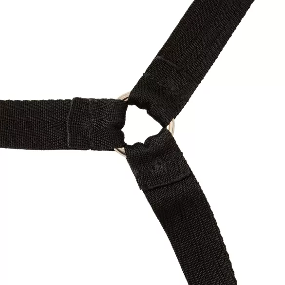 ZADO - bondage sæt til seng - ægte læder - sort