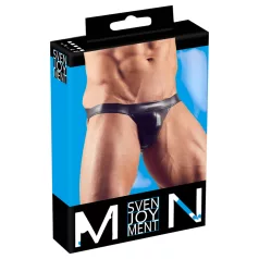 Svenjoyment - jockstrap - skinnende - sort - XL