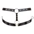 Svenjoyment - harness med penisring (sort) - M/L