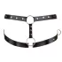 Svenjoyment - harness med penisring - justerbar - sort - M/L
