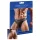 Skinnende - herretrusse - transparent indsats - sort - M