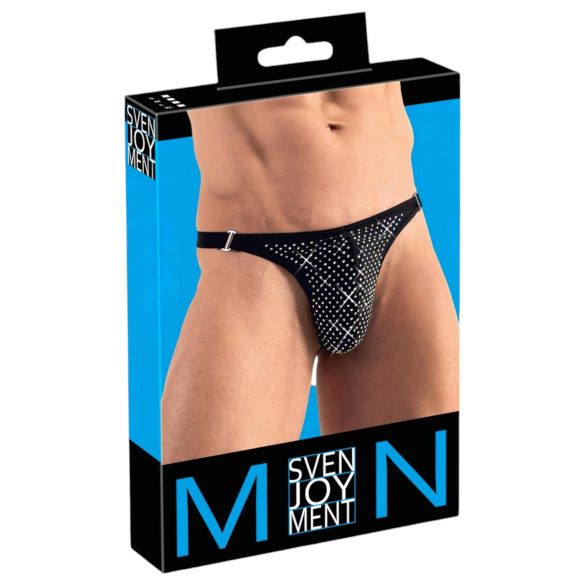 Svenjoyment - glitrende herretrusse (sort) - L