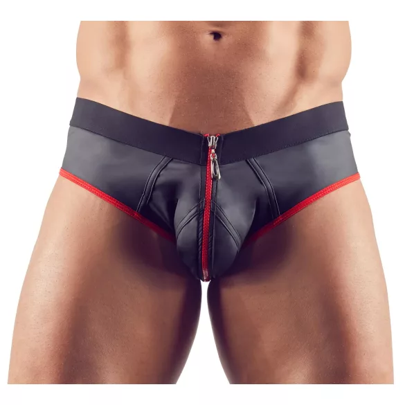 Svenjoyment - jockstrap med åben front - sort - XL