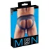 Svenjoyment - jockstrap med åben front - sort/blå - XL