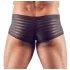 Boxer - herreunderbukser - gennemsigtig med striber - sort - L