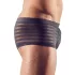 Boxer - herreunderbukser - gennemsigtig med striber - sort - XL