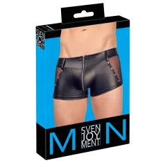 Svenjoyment - herreboxershorts - blank look - sort - M
