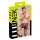 NEK - herreboxershorts med lynlås - rød sideindsats - sort - XL