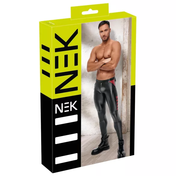 NEK - leggings til mænd - lang model - sort - M