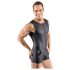 Svenjoyment - Ærmeløs kort herreoverall (sort) - 2XL