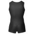 Svenjoyment - Ærmeløs kort herreoverall (sort) - 2XL