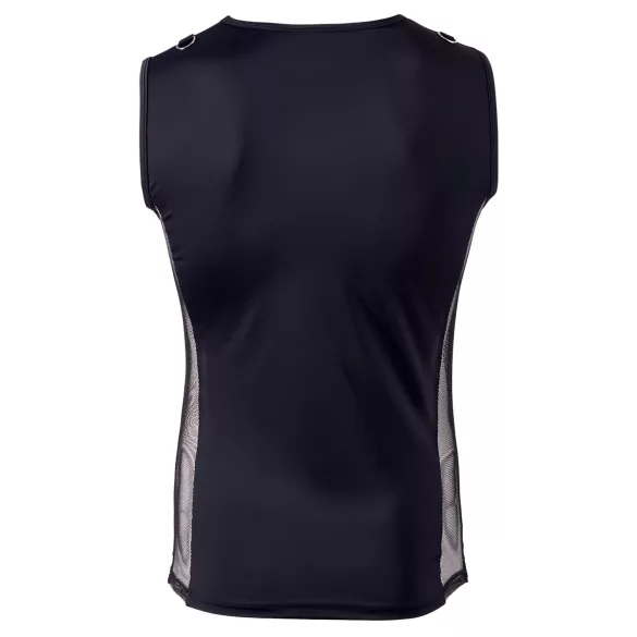 Svenjoyment - herre top med snøring - sort - XL