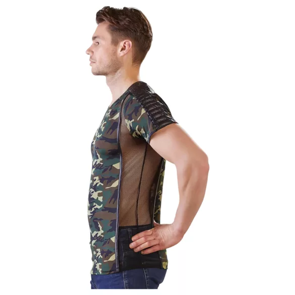NEK - camouflage herre t-shirt (grøn-brun)