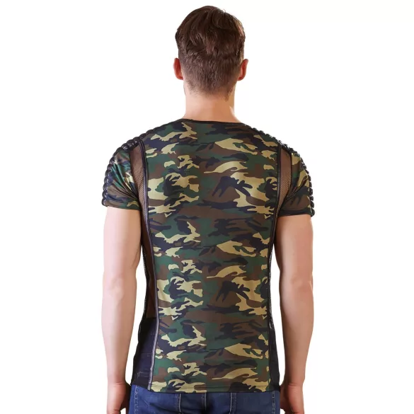 NEK - camouflage herre t-shirt (grøn-brun)