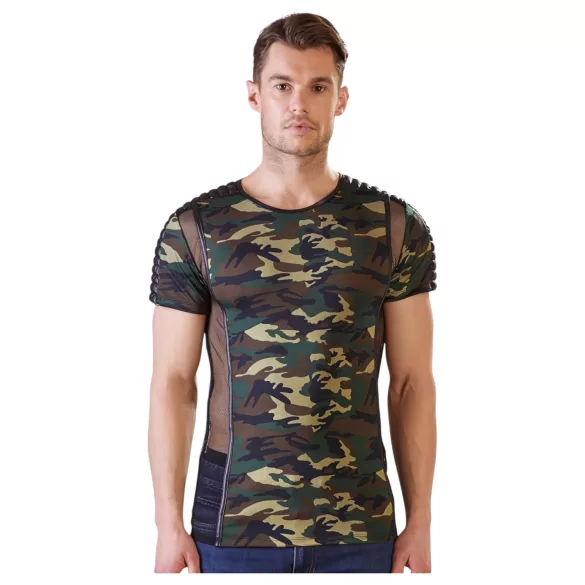 NEK - camouflage herre t-shirt (grøn-brun) - 2XL