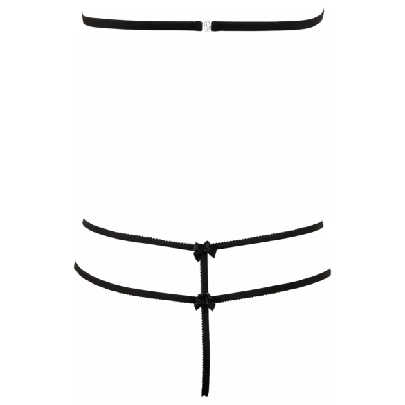Cottelli - Åben blondesæt - sort - M