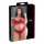 Cottelli Plus Size - blød blonde bh-sæt (rød)