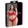 Cottelli Plus Size - blød blonde bh-sæt (rød) - 4XL