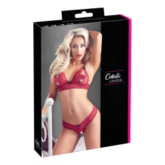Cottelli - bh sæt - blonde - rød - M