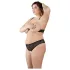 Cottelli Plus Size - bh sæt med perler - sort - 3XL