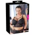 Cottelli Plus Size - stropblonde bh (sort)