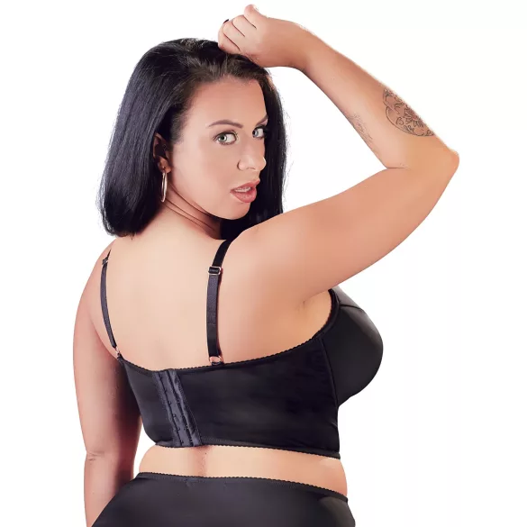 Cottelli Plus Size - stropblonde bh (sort) - 95F