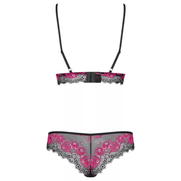 Obsessive Tulia - blondelingerisæt (sort-pink)